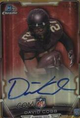 David Cobb [Gold] Football Cards 2015 Bowman Chrome Rookie Refractor Autographs Prices