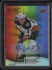 Mason McTavish [Full Autograph] #R-3 Hockey Cards 2021 Upper Deck Allure Rainbow Prices