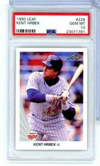Kent Hrbek #228 Baseball Cards 1990 Leaf Prices