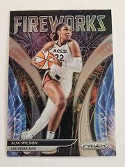 A'ja Wilson Basketball Cards 2022 Panini Prizm WNBA Fireworks Prices
