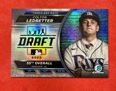 Colton Ledbetter [Refractor] Baseball Cards 2023 Bowman Draft Night Prices