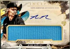Max Meyer #AGSR-MM Baseball Cards 2023 Topps Inception Autograph Game Socks Relics Prices