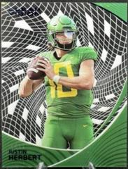 Justin Herbert [Blue] #25 Football Cards 2023 Panini Chronicles Draft Picks Clear Vision Prices