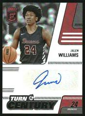 Jalen Williams Basketball Cards 2022 Panini Chronicles Draft Picks Turn of the Century Autographs Prices