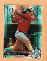 Rafael Devers Baseball Cards 2017 Bowman Chrome National Convention Prices