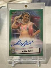 Alexa Bliss [Green Refractor] Wrestling Cards 2021 Topps Chrome WWE Autographs Prices