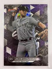 Jacob Gonzalez [Purple] #TP-1 Baseball Cards 2023 Bowman's Best Top Prospects Prices