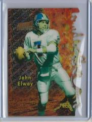 John Elway [Atomic Refractor] #T1a Football Cards 1997 Stadium Club Triumvirate II Prices