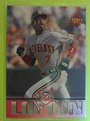 Kenny Lofton #115 Baseball Cards 1994 Donruss Triple Play Prices