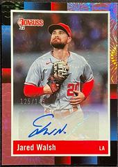 Jared Walsh [Pink Fireworks] Baseball Cards 2022 Panini Donruss Retro 1988 Signatures Prices
