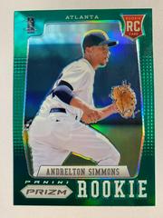Andrelton Simmons [Green Prizm] #182 Baseball Cards 2012 Panini Prizm Prices