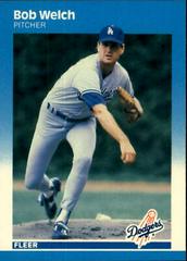 Bob Welch #459 Baseball Cards 1987 Fleer Glossy Prices