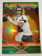 Tom Brady [Green] #FT-1 Football Cards 2022 Panini Phoenix Flame Throwers Prices