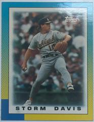 Storm Davis #26 Baseball Cards 1990 Topps Mini League Leaders Prices