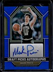 Mark Price [Blue] Basketball Cards 2023 Panini Prizm Draft Picks Autographs Prices