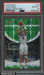 Jason Kidd [Green Xfractor] Basketball Cards 2005 Finest Prices