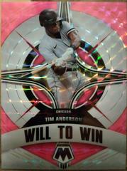 Tim Anderson [Pink Fluorescent] Baseball Cards 2022 Panini Mosaic Will to Win Prices