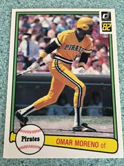 Omar Moreno #347 Baseball Cards 1982 Donruss Prices