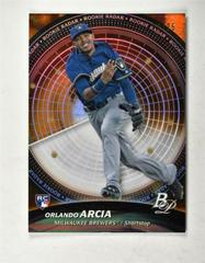 Orlando Arcia [Orange] Baseball Cards 2017 Bowman Platinum Rookie Radar Prices