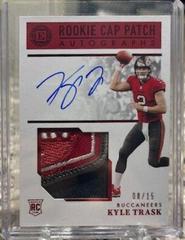 Kyle Trask Cap Patch Autograph Ruby 127 Prices 2021 Panini