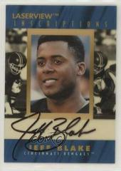 Jeff Blake Football Cards 1996 Pinnacle Laser View Inscriptions Autographs Prices