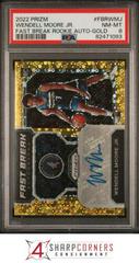 Wendell Moore Jr. [Gold] #FBR-WMJ Basketball Cards 2022 Panini Prizm Fast Break Rookie Autographs Prices