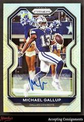 Michael Gallup #26 Football Cards 2018 Panini Prizm Rookie Autographs Prices