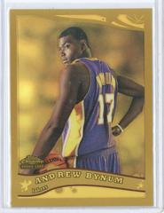Andrew Bynum [Gold Refractor] #186 Basketball Cards 2005 Topps Chrome Prices