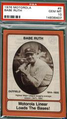 Babe Ruth #9 Baseball Cards 1976 Motorola Prices