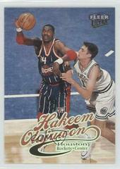 Hakeem Olajuwon #68 Basketball Cards 1998 Ultra Prices