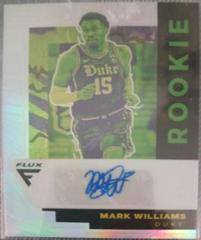 Mark Williams #FA-MAW Basketball Cards 2022 Panini Chronicles Draft Picks Flux Rookie Autographs Prices
