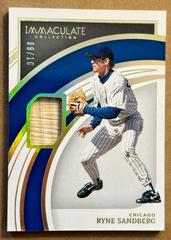 Ryne Sandberg [Gold] #3 Baseball Cards 2022 Panini Immaculate Prices