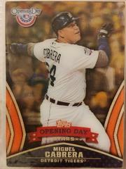 Miguel Cabrera #ODS-3 Baseball Cards 2013 Topps Opening Day Stars Prices