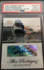 Alex Rodriguez [Autograph] #RFMAR Baseball Cards 2007 Finest Rookie Moments Prices