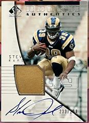 Steven Jackson [Signed Patch] #210 Football Cards 2004 SP Authentic Prices