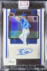 Bobby Witt Jr. [Two Strikes] #DOA-BW Baseball Cards 2022 Panini Three and Two Day One Autographs Prices