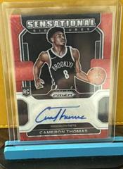Cameron Thomas [Choice Prizm] #SS-CAM Basketball Cards 2021 Panini Prizm Sensational Signatures Prices