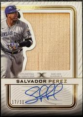 Salvador Perez #ARC-SPE Baseball Cards 2023 Topps Definitive Autograph Relic Collection Prices