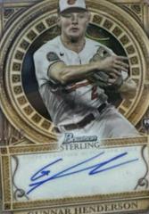 Gunnar Henderson #SOA-GH Baseball Cards 2023 Bowman Sterling Opulence Autographs Prices