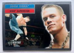 John Cena #1 Wrestling Cards 2006 Topps Heritage Chrome WWE Prices