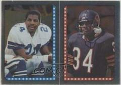 Everson Walls, Walter Payton Football Cards 1986 Topps Stickers Prices
