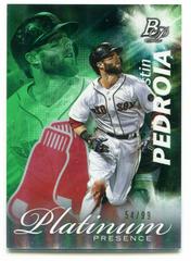 Dustin Pedroia [Green] #PP-DP Baseball Cards 2017 Bowman Platinum Presence Prices