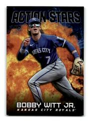Bobby Witt Jr. [Black] #AS-17 Baseball Cards 2023 Topps Update Action Stars Prices