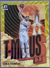 Luka Doncic [Gold Wave] #7 Basketball Cards 2021 Panini Donruss Optic T Minus 3 2 1 Prices