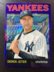 Derek Jeter [Purple Refractor] Baseball Cards 2013 Topps Heritage Chrome Prices