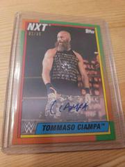 Tommaso Ciampa [Green] Wrestling Cards 2021 Topps Heritage WWE Autographs Prices