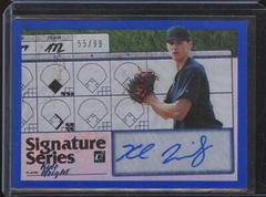 Kyle Wright [Blue] #SS-KW Baseball Cards 2019 Panini Donruss Signature Series Prices