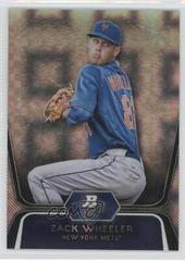 Zack Wheeler [Xfractor] Baseball Cards 2012 Bowman Platinum Prospects Prices