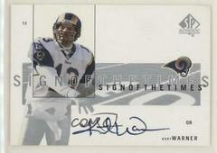 Kurt Warner Football Cards 2001 SP Authentic Sign of the Times Prices