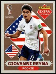 Giovanni Reyna [Gold] Soccer Cards 2022 Panini World Cup Qatar Stickers Extra Prices